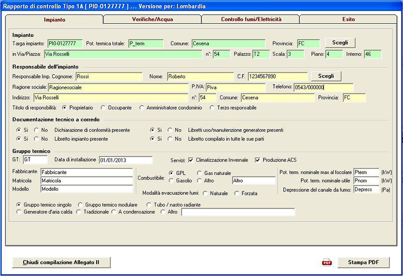 dichiarazio di conformità